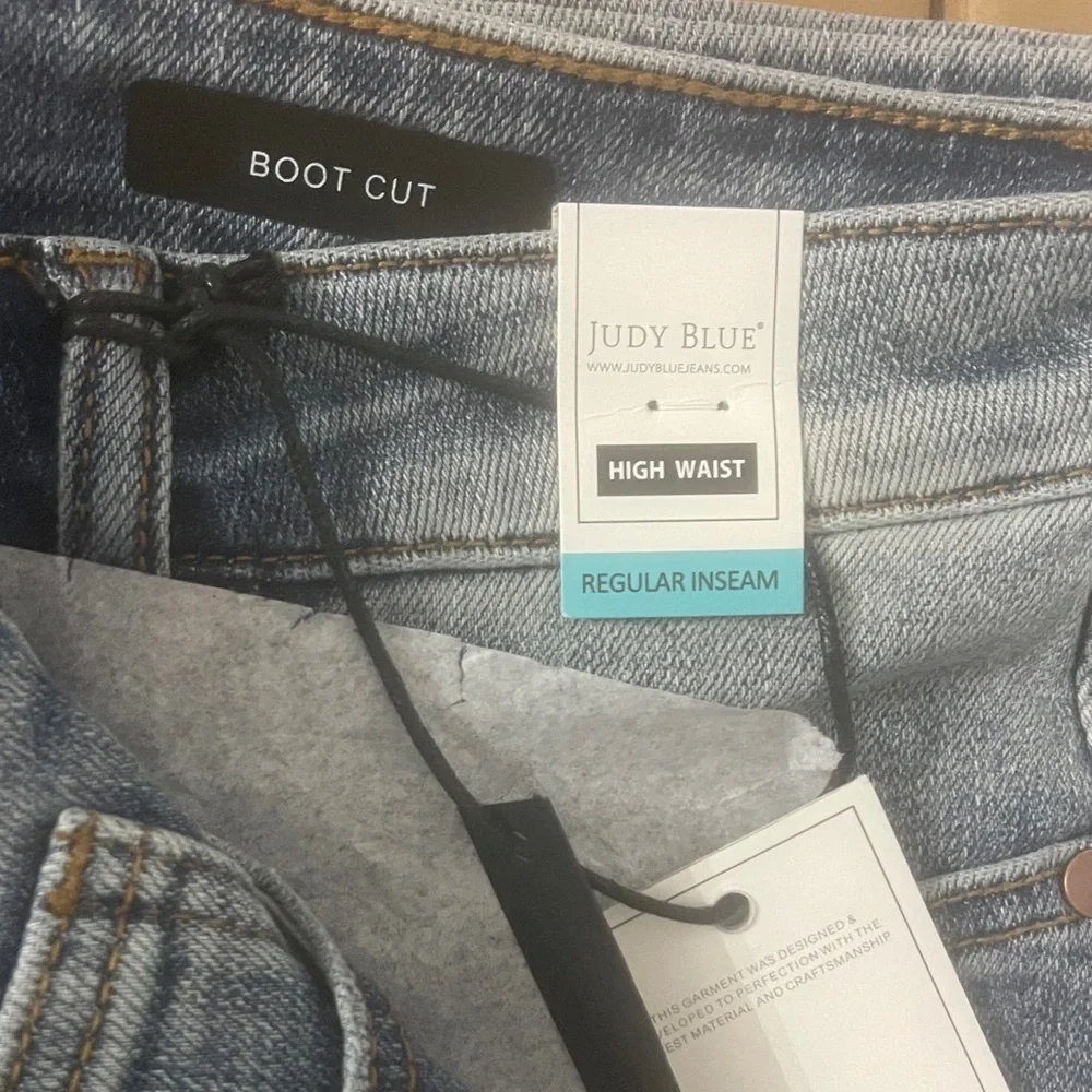 Judy Blue Women's Boot Cut Jeans - Blue - Picture 3 of 5